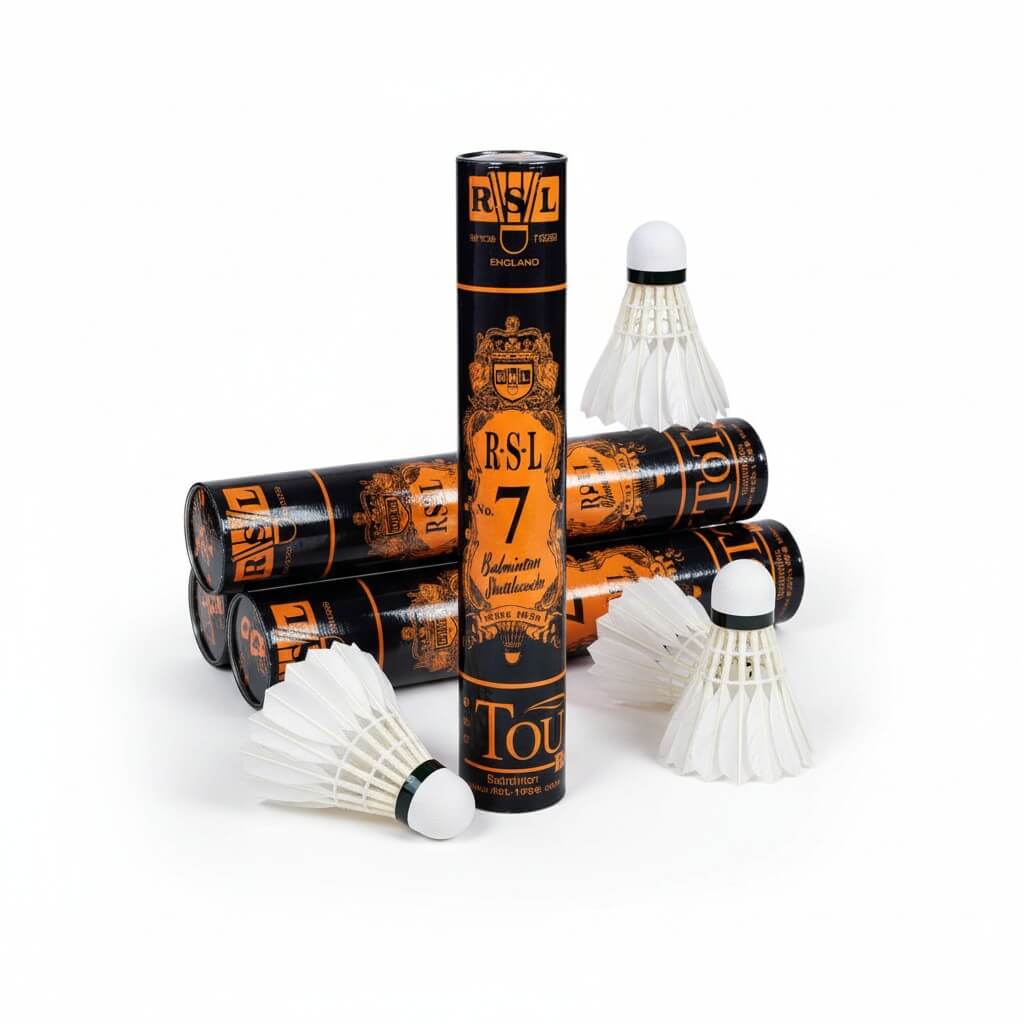 RSL No.7 Tourney Badminton Shuttlecock Birdy 12-Pack (speed-77)